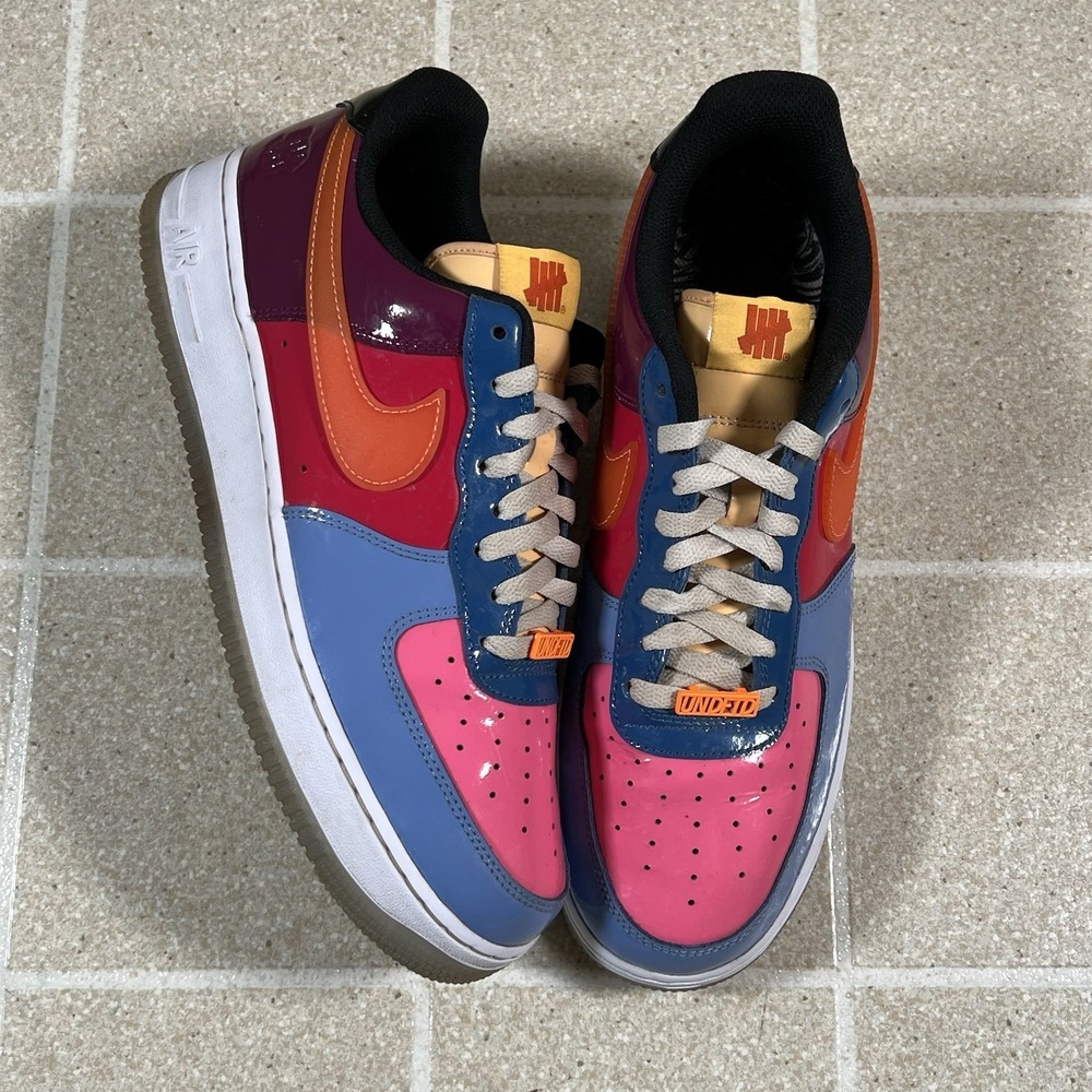 Nike Undefeated x Air Force 1 Low Total Orange Size 11 DV5255-400